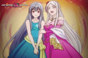 ver Mujikaku Seijo wa Kyou mo Muishiki ni Chikara wo Tare Nagasu episodio 1